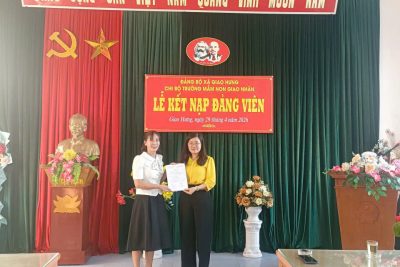 Lễ kết nạp Đảng viên mới