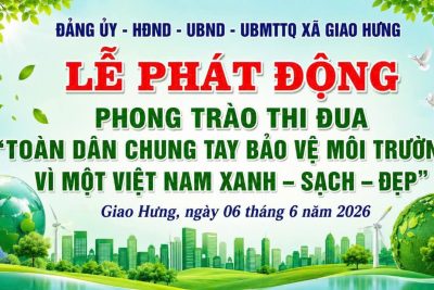 TRƯỜNG MN GIAO NHÂN TÍCH CỰC THAM GIA HOẠT ĐỘNG VỆ SINH MÔI TRƯỞNG HƯỞNG ỨNG PHONG TRÀO TOÀN DÂN CHUNG TAY BẢO VỆ MÔI TRƯỜNG VÌ MỘT VIỆT NAM XANH – SẠCH – ĐẸP